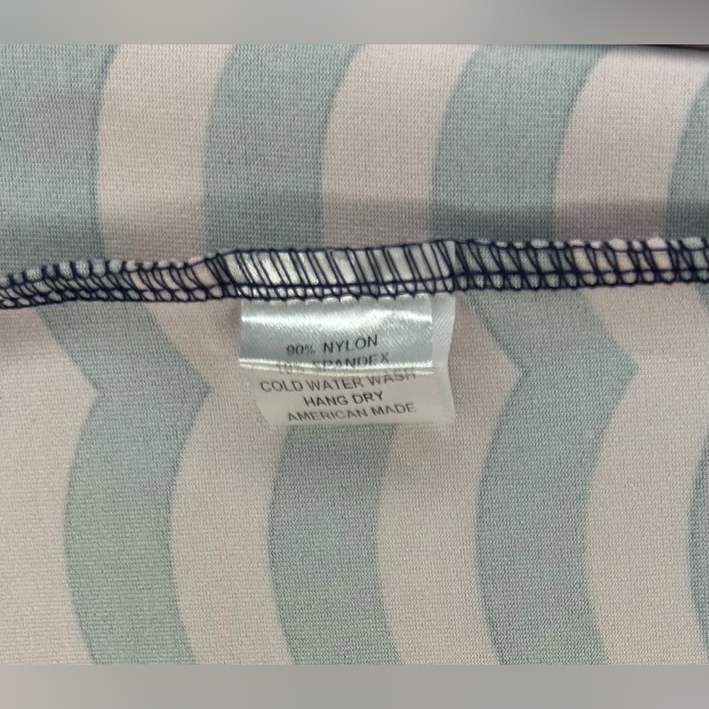 Women’s Sailor Sailor Pink Blue Striped Long Sleeve Midi Dress Designer Size XS - Picture 4 of 4